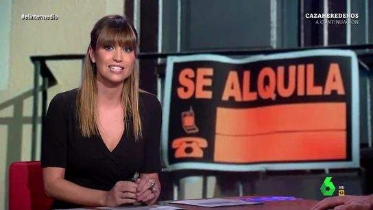 Sandra Sabatés explica las preocupantes cifras de la vivienda en España: el 40% del sueldo se va en el alquiler Sandra Sabatés explica las preocupantes cifras de la vivienda en España: el 40% del sueldo se va en el alquiler