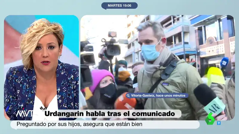 Cristina Pardo muestra su descontento con la presión mediática hacia Ainhoa Armentia: "La habría dejado en paz hace días"