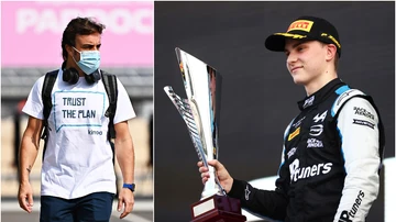 Fernando Alonso y Oscar Piastri