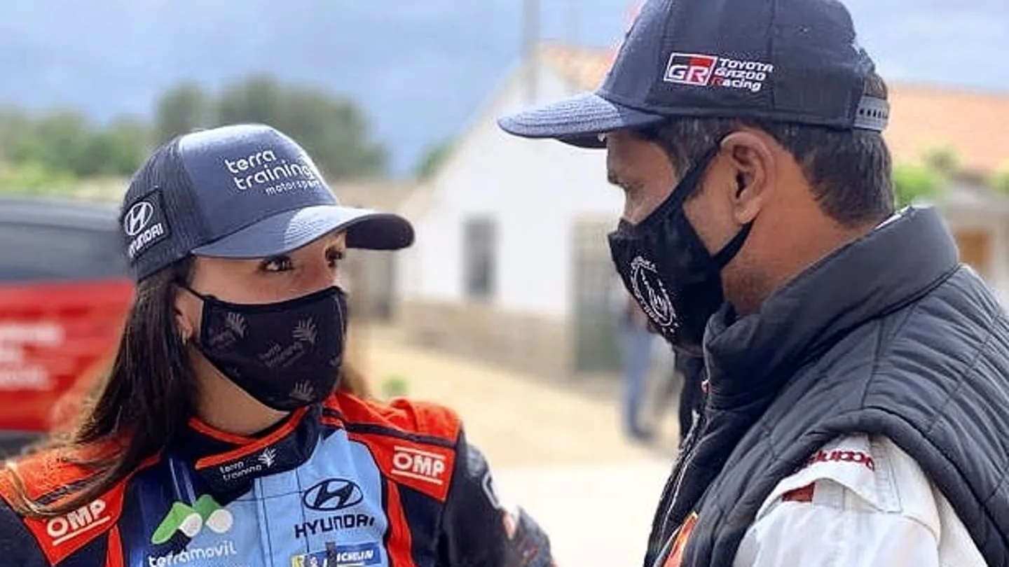 Nasser Al-Attiyah y Alba Sánchez Nasser Al-Attiyah y Alba Sánchez