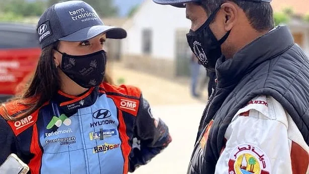 Nasser Al-Attiyah y Alba Sánchez