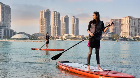 Paddle Surf por The Pearl-Qatar Paddle Surf por The Pearl-Qatar