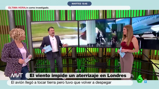 Iñaki López relata sus experiencias en aterrizajes forzosos al llegar a Bilbao Iñaki López relata sus experiencias en aterrizajes forzosos al llegar a Bilbao
