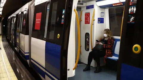 Imagen de archivo del metro de Madrid Imagen de archivo del metro de Madrid