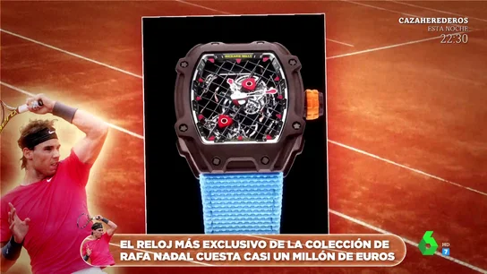 Los lujos de Rafa Nadal: desde un reloj de 900.000 euros a un barco de 6 millones Los lujos de Rafa Nadal: desde un reloj de 900.000 euros a un barco de 6 millones