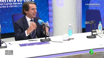 Vídeo manipulado - Aznar comienza a hacer un zapateado en mitad de la entrevista con Carlos Herrera