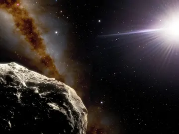 Ilustración del asteroide troyano 2020 XL5 Ilustración del asteroide troyano 2020 XL5