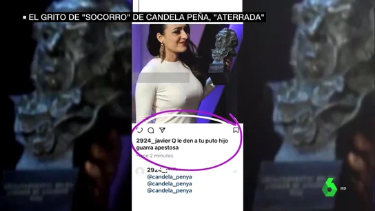 "Me voy a correr en tu pelo": así fue el ciberacoso que sufrió Candela Peña durante meses "Me voy a correr en tu pelo": así fue el ciberacoso que sufrió Candela Peña durante meses