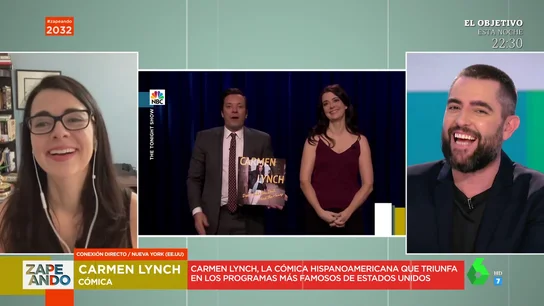 Carmen Lynch, la humorista hispanoamericana que arrasa en los mejores shows de EEUU: "Los españoles son super dramáticos" Carmen Lynch, la humorista hispanoamericana que arrasa en los mejores shows de EEUU: "Los españoles son super dramáticos"