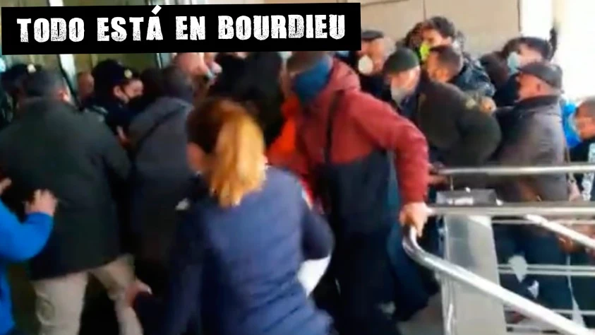 Imagen del asalto al Ayuntamiento de Lorca