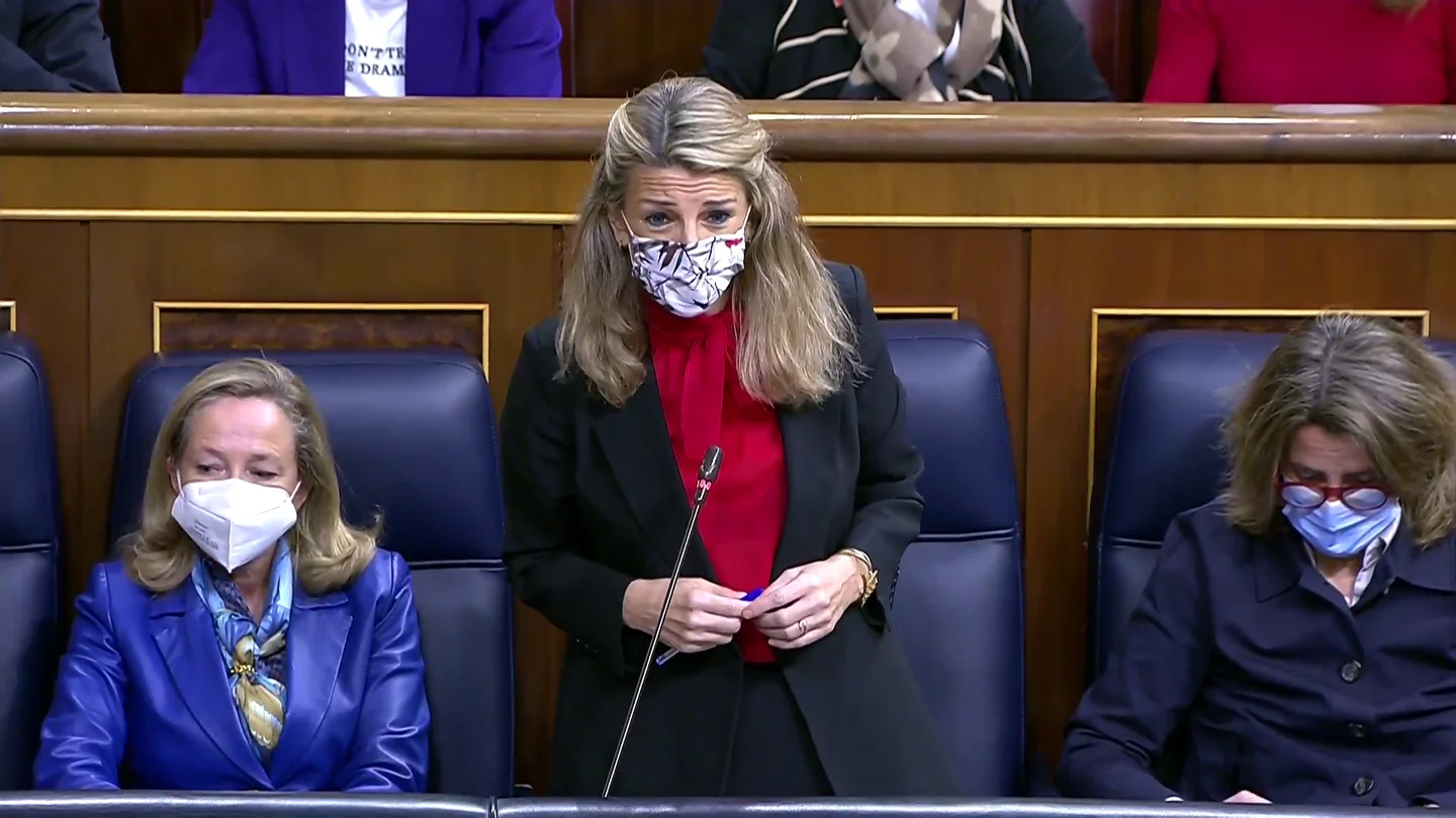 La vicepresidenta segunda del Gobierno, Yolanda Díaz. La vicepresidenta segunda del Gobierno, Yolanda Díaz.