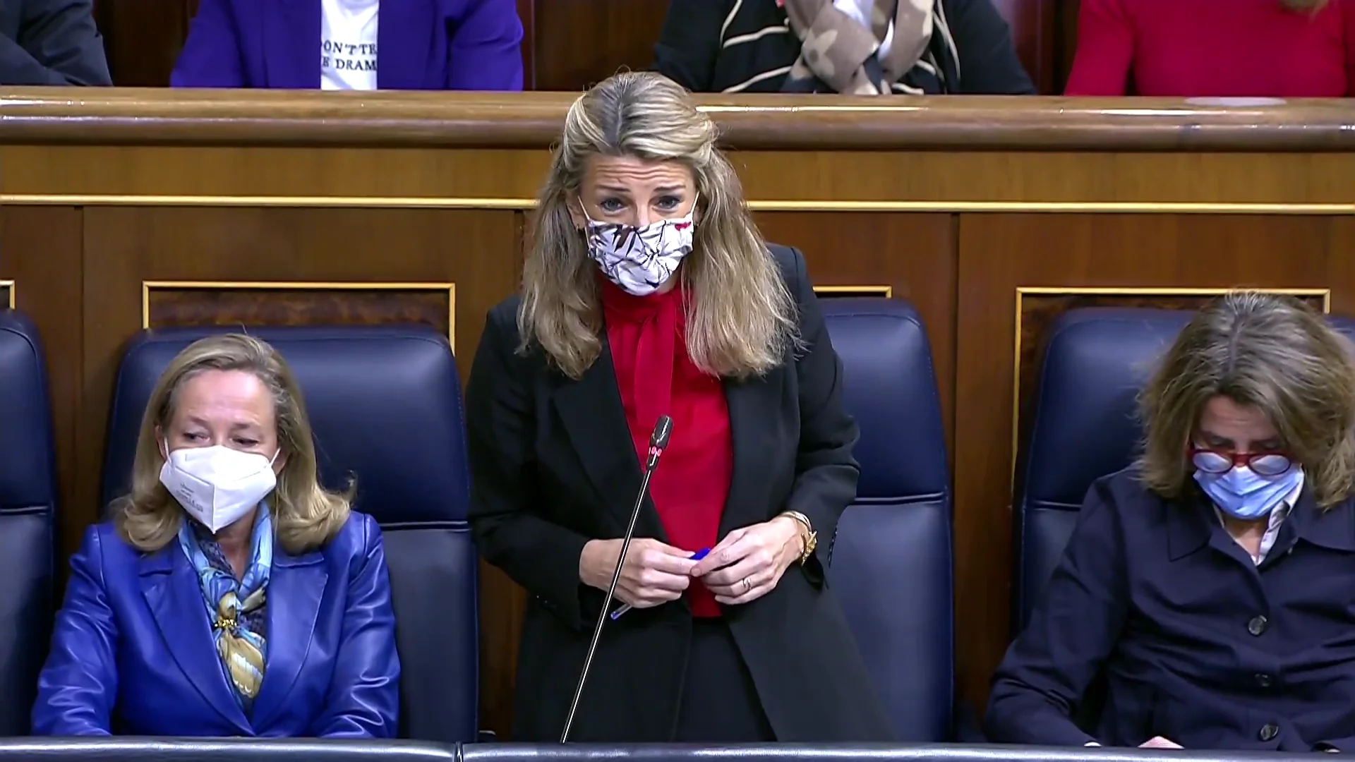 La vicepresidenta segunda del Gobierno, Yolanda Díaz.