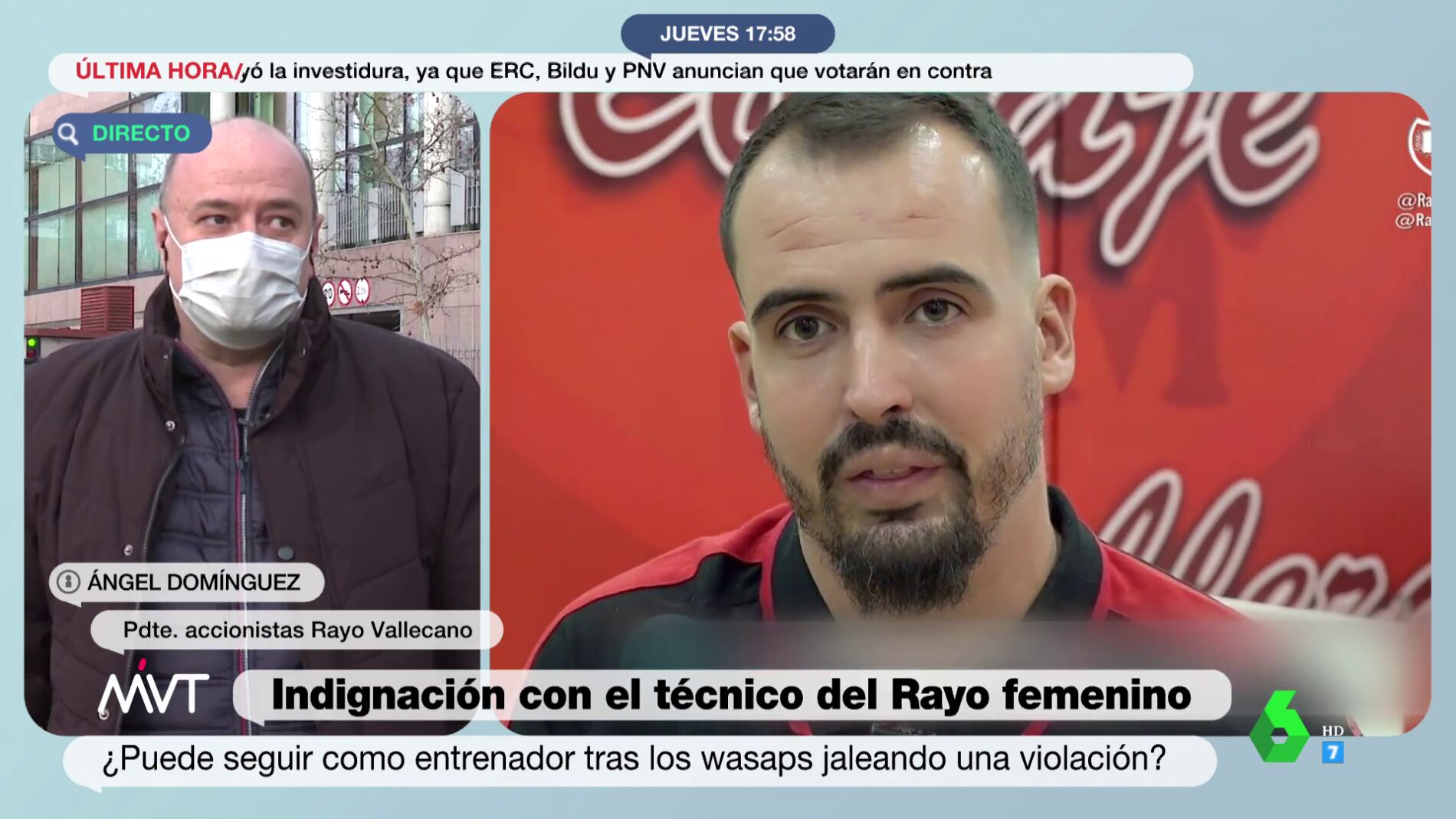 Los accionistas minoritarios del Rayo piden el despido de Santiso: "Es  inadmisible"