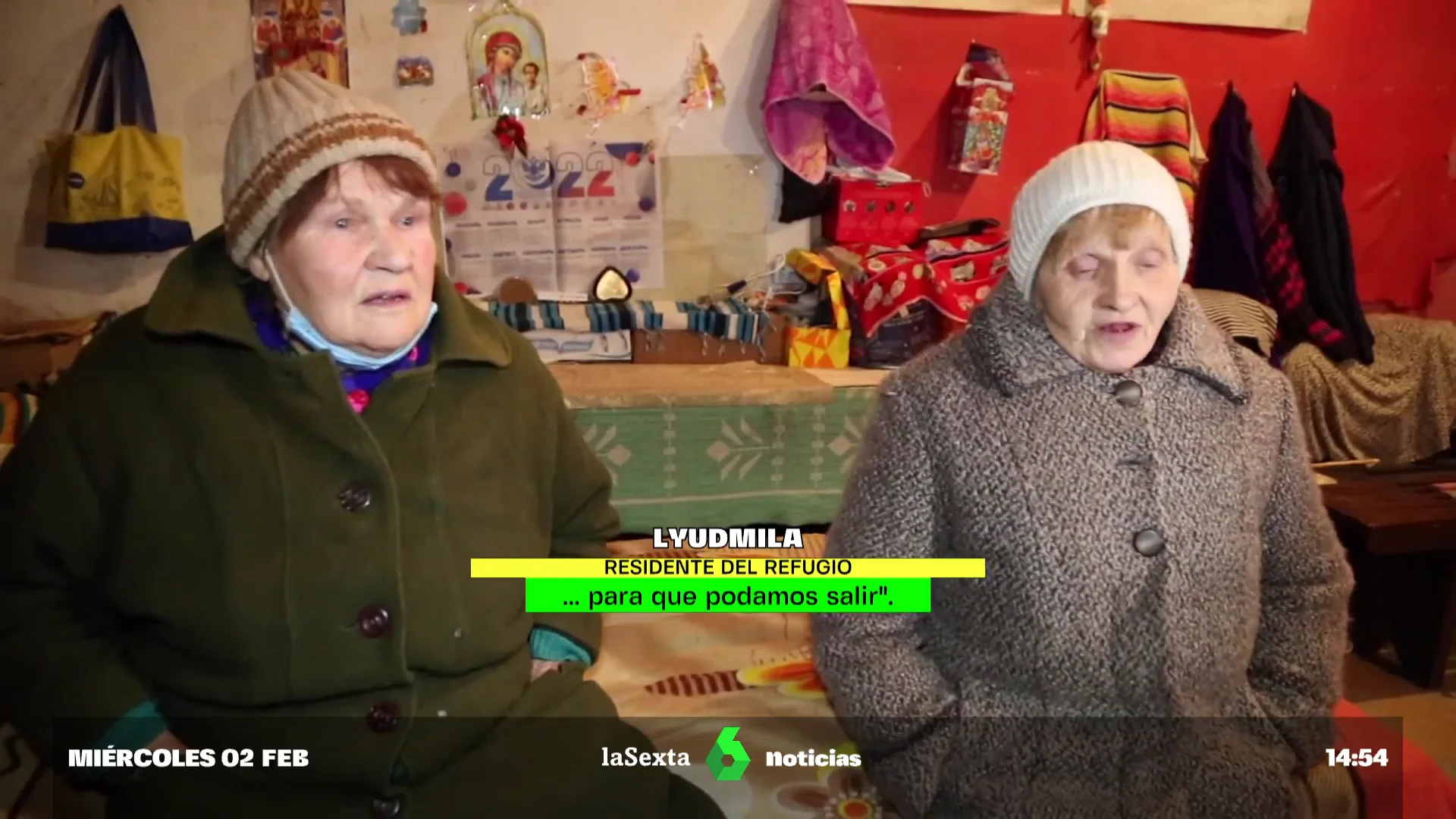 Conviviendo con la guerra: así es la vida dentro de un refugio antiaéreo en la región del Donbás (Ucrania) Desde el terreno