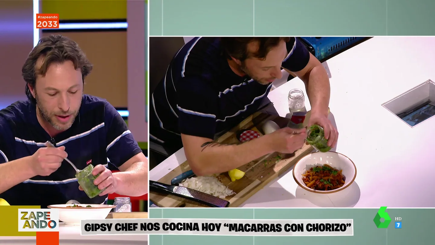 La reinterpretación de Gipsy Chef de los macarrones con chorizo: así es la receta paso a paso La reinterpretación de Gipsy Chef de los macarrones con chorizo: así es la receta paso a paso
