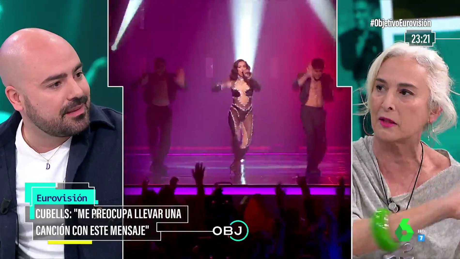 ¿Es machista la letra de 'Slo Mo'? El debate entre Mariola Cubells y Juanma Fernández sobre la canción de Chanel para Eurovisión