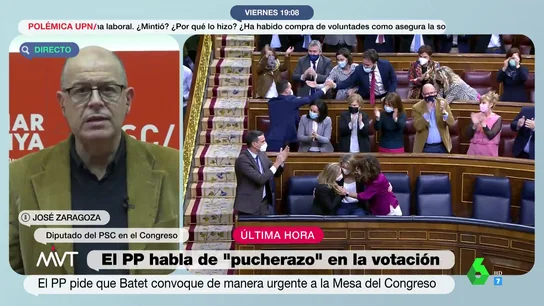 El socialista José Zaragoza insiste en acusar al PP de "tamayazo": "Se ha dedicado claramente al transfuguismo" El socialista José Zaragoza insiste en acusar al PP de "tamayazo": "Se ha dedicado claramente al transfuguismo"