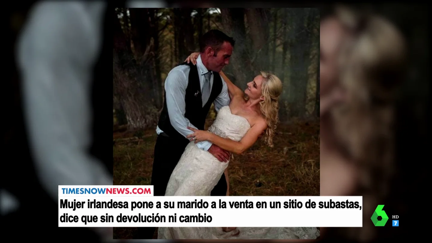 Una mujer pone a la venta a su marido en un portal de subastas Una mujer pone a la venta a su marido en un portal de subastas
