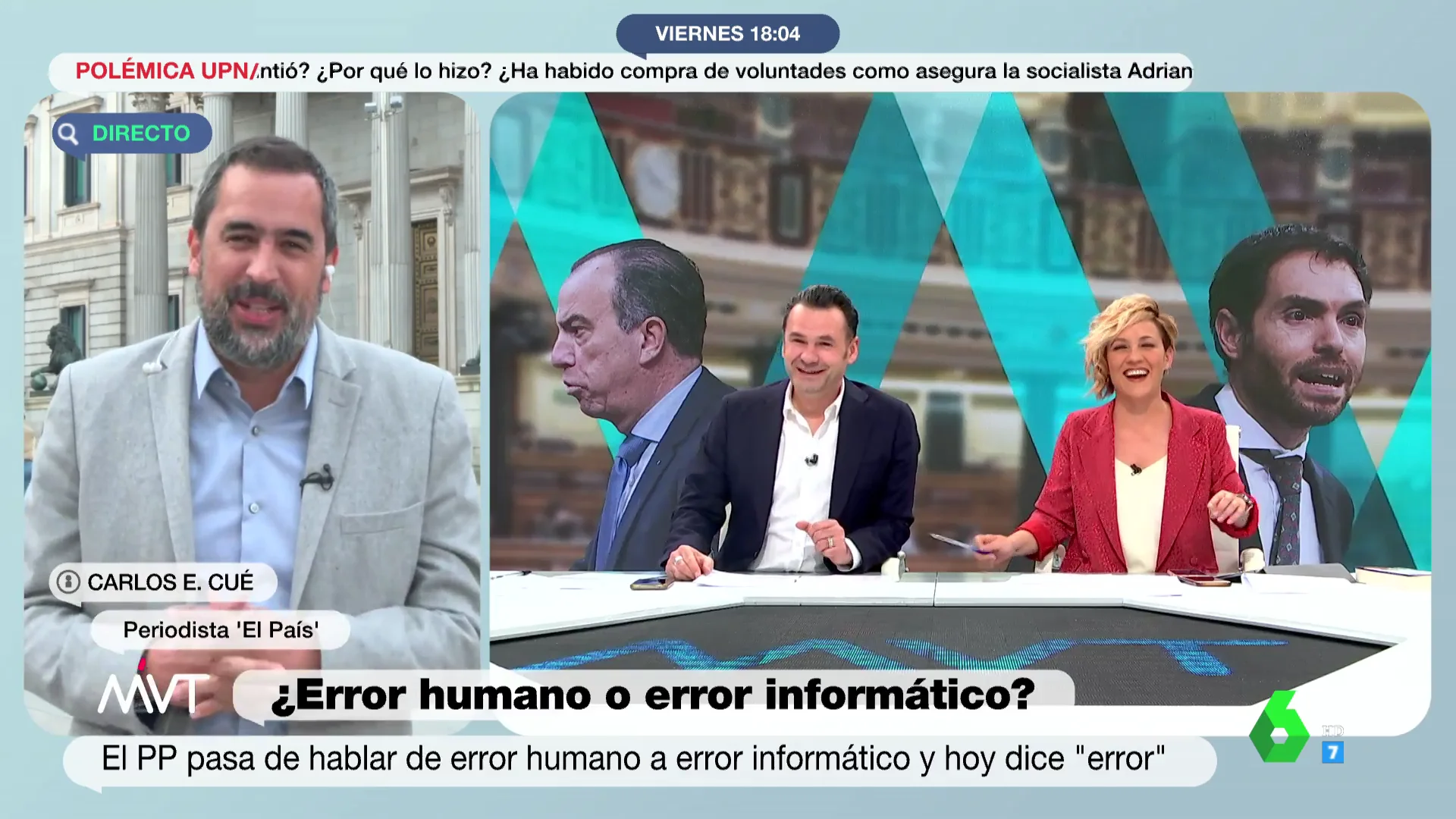 La accidentada entrevista con carillón de Carlos E. Cué en Más Vale Tarde: "He tenido de todo: patines, reloj..."