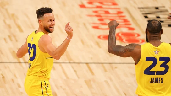 LeBron, con Curry LeBron, con Curry