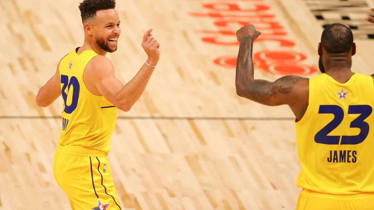 LeBron, con Curry