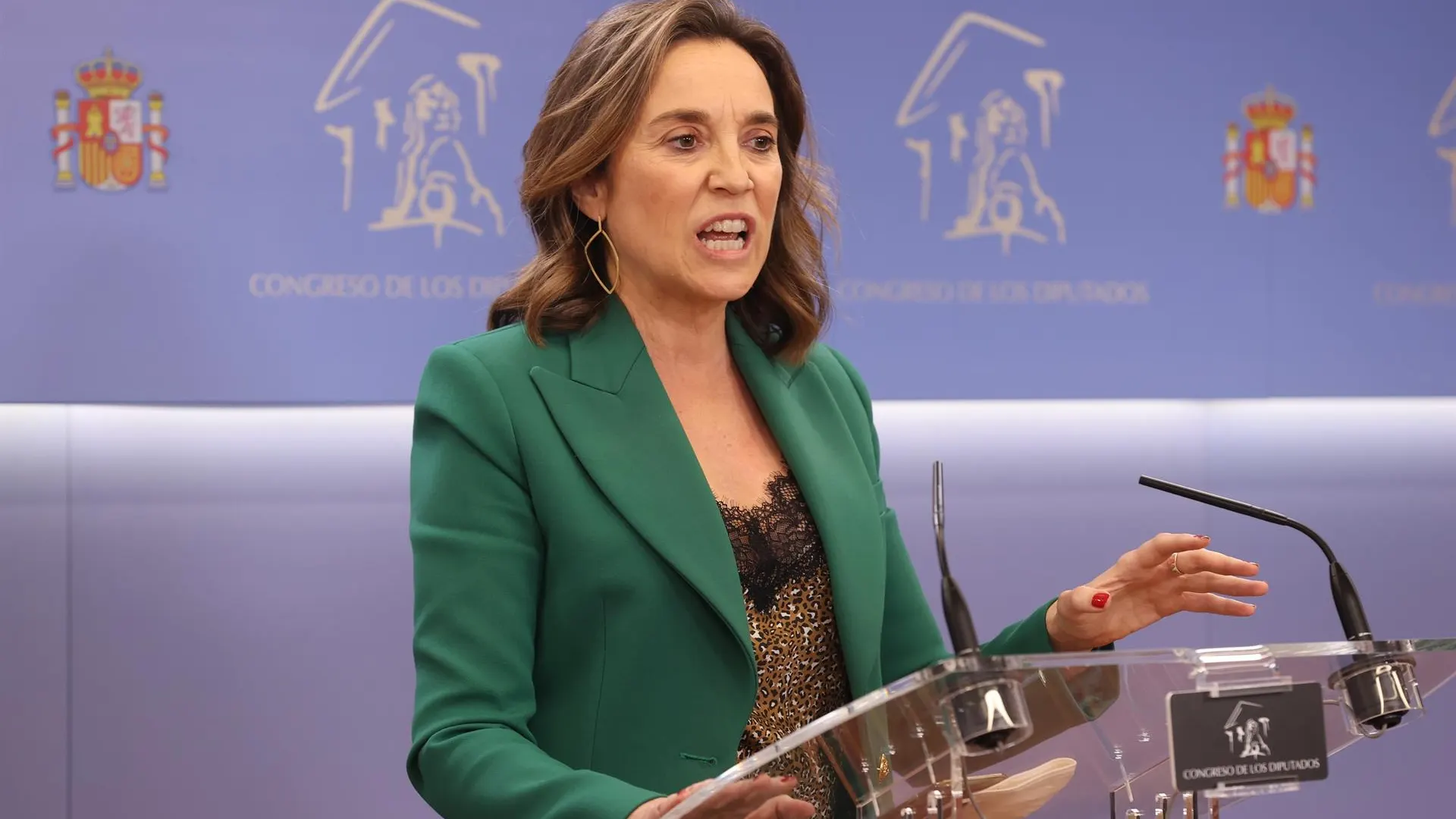 La portavoz del PP en el Congreso de los Diputados, Cuca Gamarra