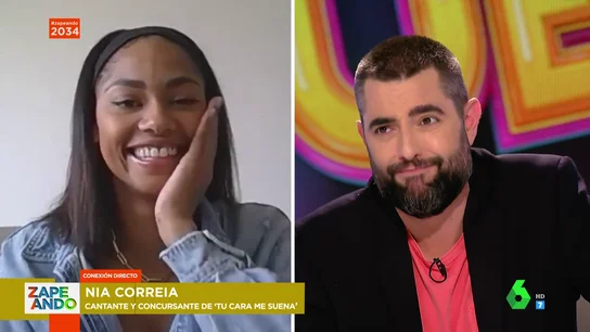 Nia Correia se moja sobre la polémica del Benidorm Fest: "Había tensión, pero mi favorita es Chanel" Nia Correia se moja sobre la polémica del Benidorm Fest: "Había tensión, pero mi favorita es Chanel"