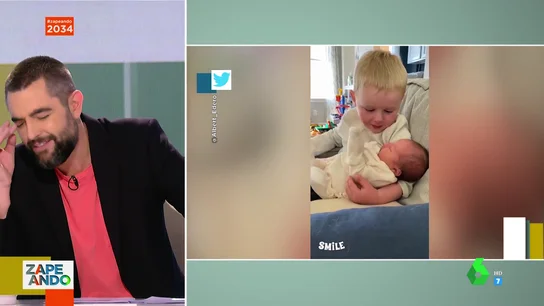 La reacción de Dani Mateo al emotivo vídeo de dos bebés: "Me ha entrado algo en el ojo" La reacción de Dani Mateo al emotivo vídeo de dos bebés: "Me ha entrado algo en el ojo"