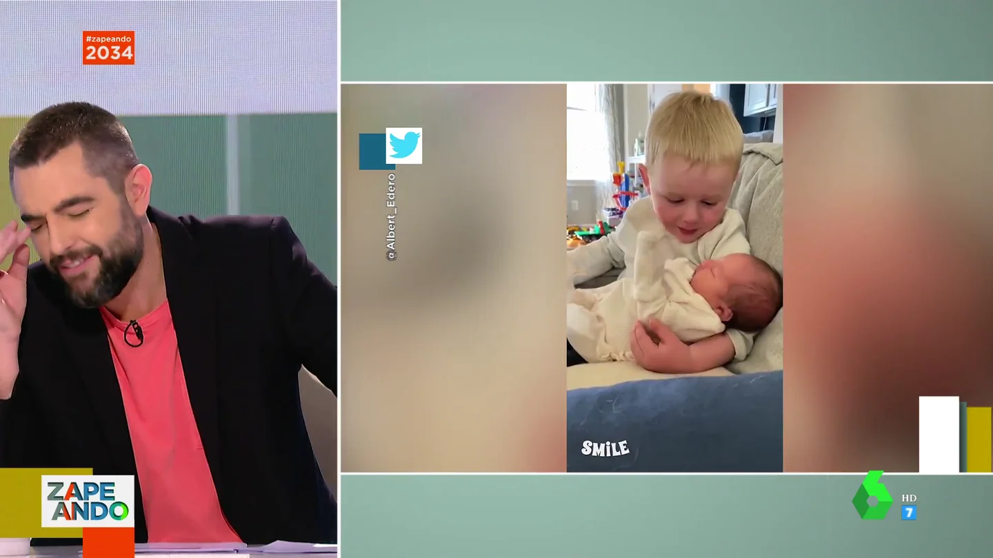 La reacción de Dani Mateo al emotivo vídeo de dos bebés: "Me ha entrado algo en el ojo" La reacción de Dani Mateo al emotivo vídeo de dos bebés: "Me ha entrado algo en el ojo"