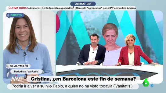La pregunta de Iñaki López sobre Urdangarin y la infanta que descoloca a Cristina Pardo: "Hay que informarse" La pregunta de Iñaki López sobre Urdangarin y la infanta que descoloca a Cristina Pardo: "Hay que informarse"