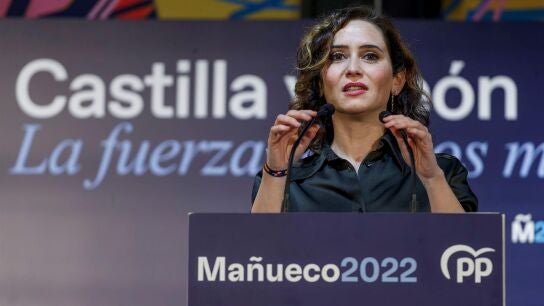 La presidenta de la Comunidad de Madrid, Isabel D&iacute;az Ayuso
