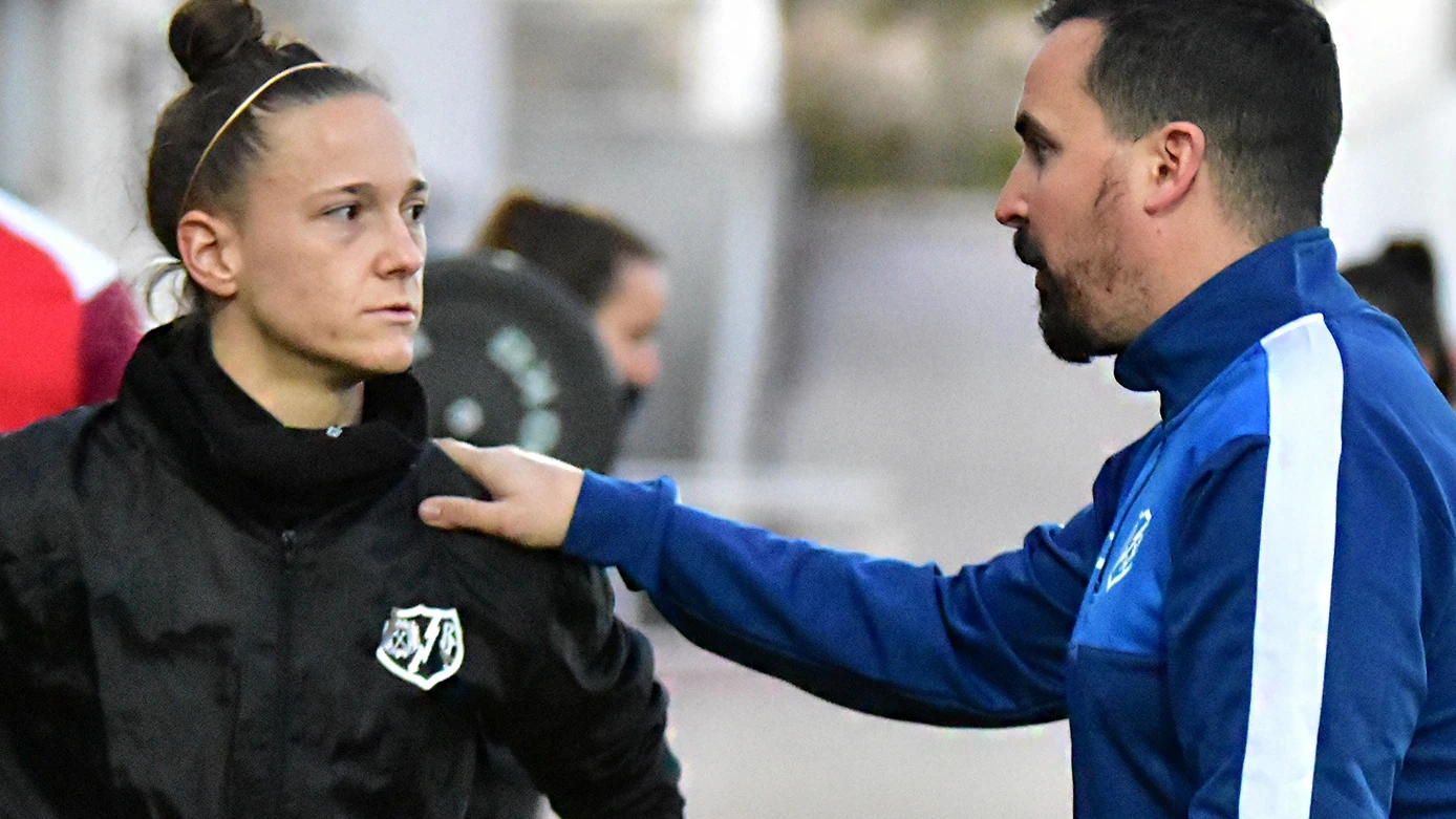 Santiso, en un entrenamiento