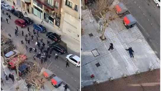 Pelea ultra entre radicales del Celta y del Rayo Pelea ultra entre radicales del Celta y del Rayo