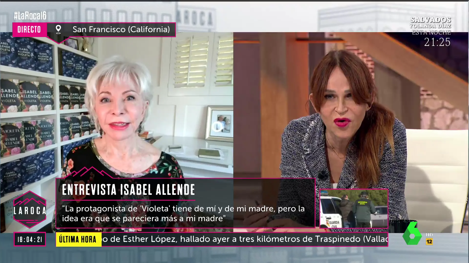 Antonia San Juan e Isabel Allende