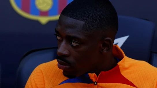 Ousmane Dembélé, en el banquillo Ousmane Dembélé, en el banquillo