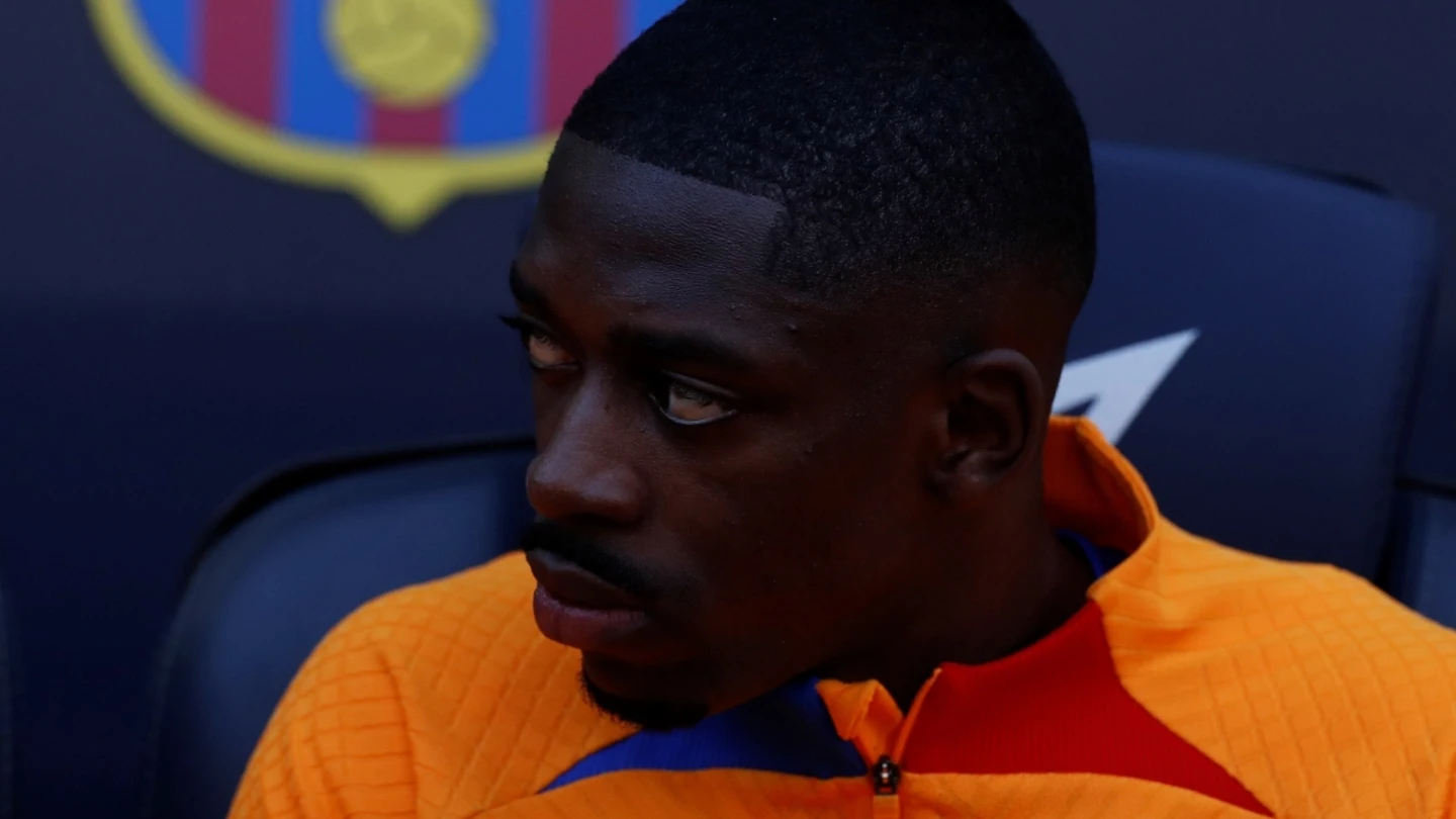 Ousmane Dembélé, en el banquillo Ousmane Dembélé, en el banquillo