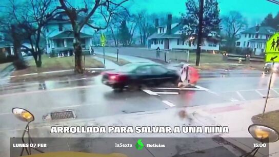 arrollada salvar ni&ntilde;a