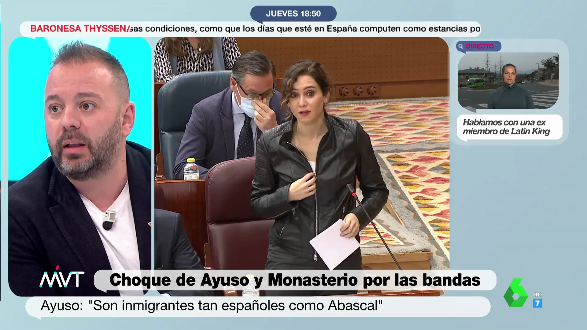 Antonio Maestre aplaude la respuesta de Ayuso a Monasterio: "Cuando las cosas se dicen bien, no hay nada que objetar"