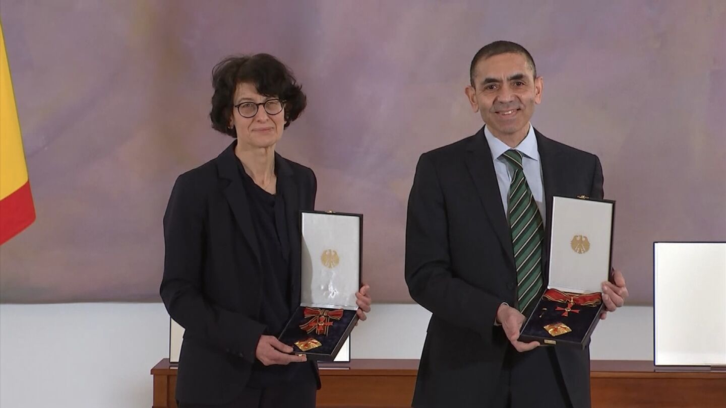 Özlem Türeci y Ugur Sahin Özlem Türeci y Ugur Sahin