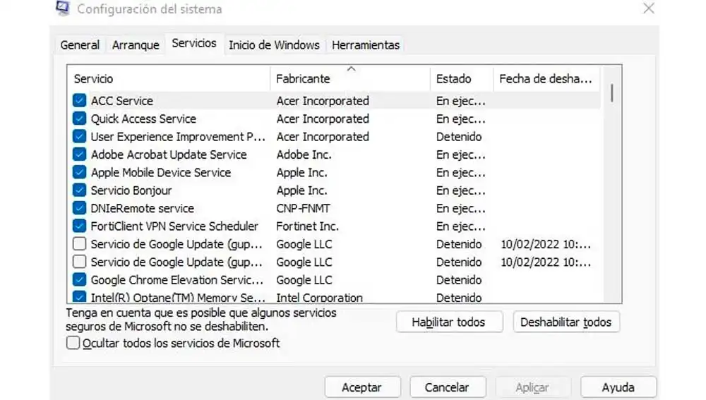 Desactivando las actualizaciones automáticas en Google Chrome