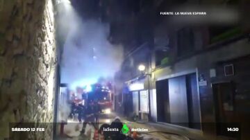 Así es la espectacular humareda que ha levantado un incendio en un hotel de Gijón