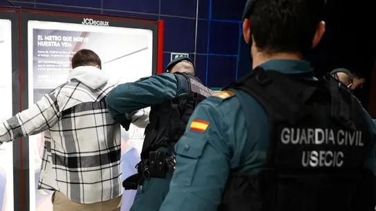 La Guardia Civil controla la estación de tren de Arganda del Rey La Guardia Civil controla la estación de tren de Arganda del Rey