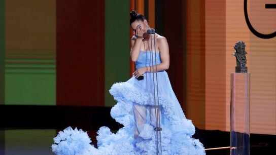 Mar&iacute;a Jos&eacute; Llergo, tras ganar el Goya