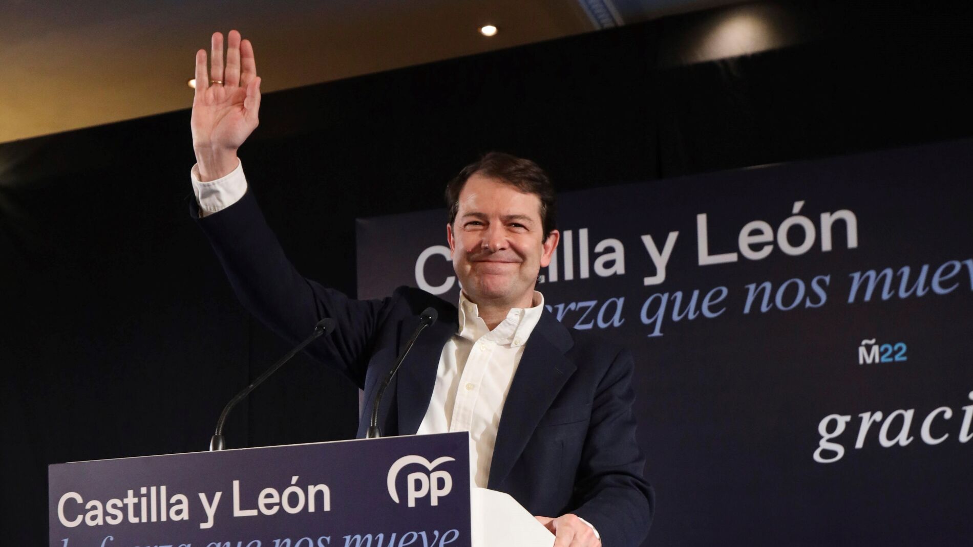Alfonso Fernández Mañueco, líder del PP en Castilla y León