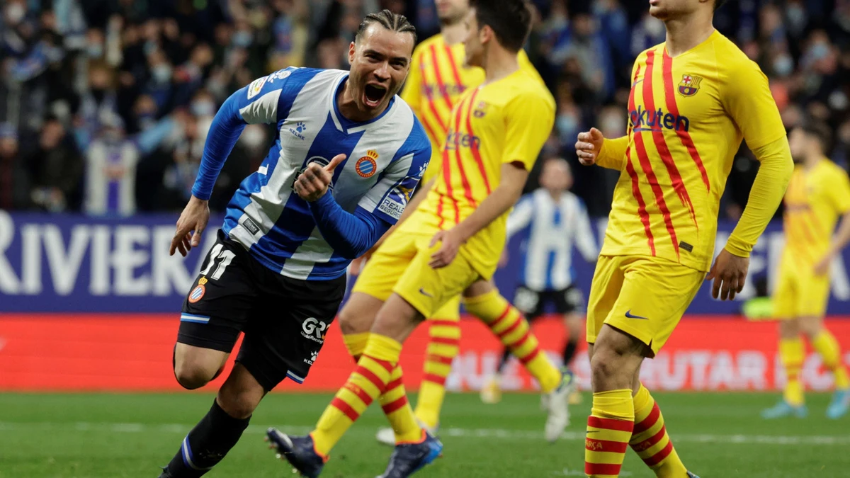 RdT celebra un gol al Barça