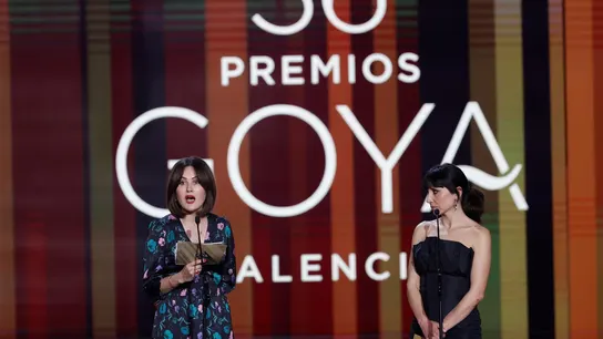 La cineasta afgana Sahraa Karimi, en los Premios Goya: "Si reconocen el régimen talibán les estarán dando permiso para destruir a las mujeres" La cineasta afgana Sahraa Karimi, en los Premios Goya: "Si reconocen el régimen talibán les estarán dando permiso para destruir a las mujeres"