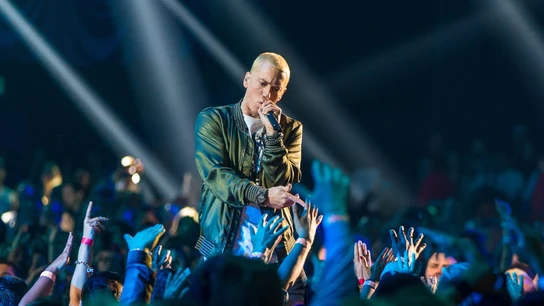 Eminem, en una actuación Eminem, en una actuación