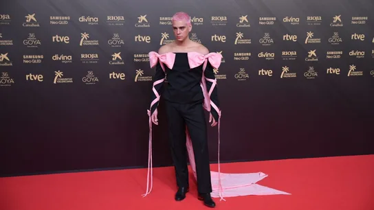 Premios Goya 2022: Eduardo Casanova denuncia insultos homófobos y serófobos por el look que lució en la gala Mensajes de odio