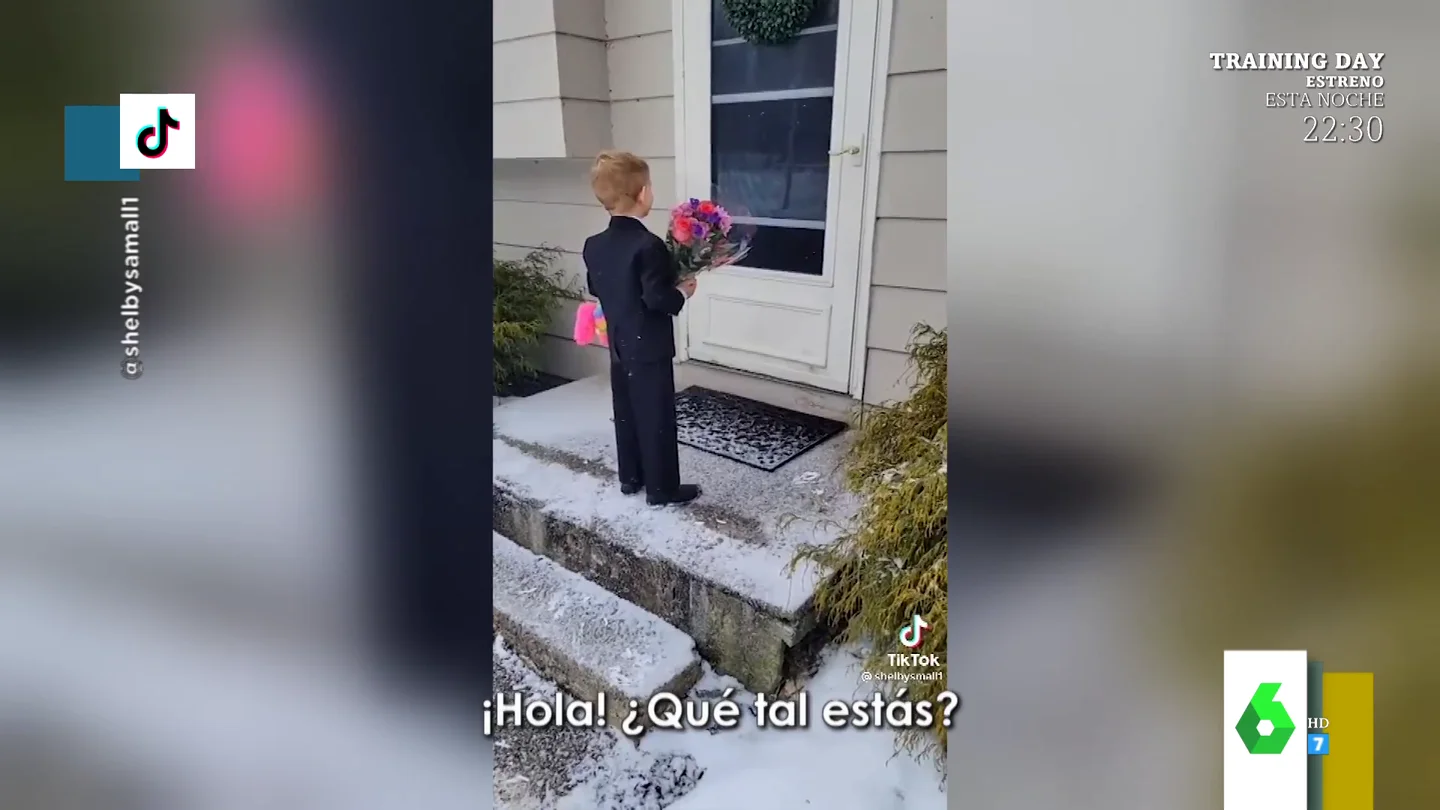 El adorable gesto de un niño con su amiga por San Valentín El adorable gesto de un niño con su amiga por San Valentín