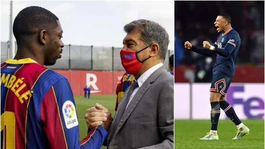 La hemeroteca deja a Laporta en evidencia: del "Dembélé es mejor que Mbappé" al golpe de realidad La hemeroteca deja a Laporta en evidencia: del "Dembélé es mejor que Mbappé" al golpe de realidad
